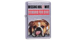 200 Missing dog&wife - Зажигалка ZIPPO